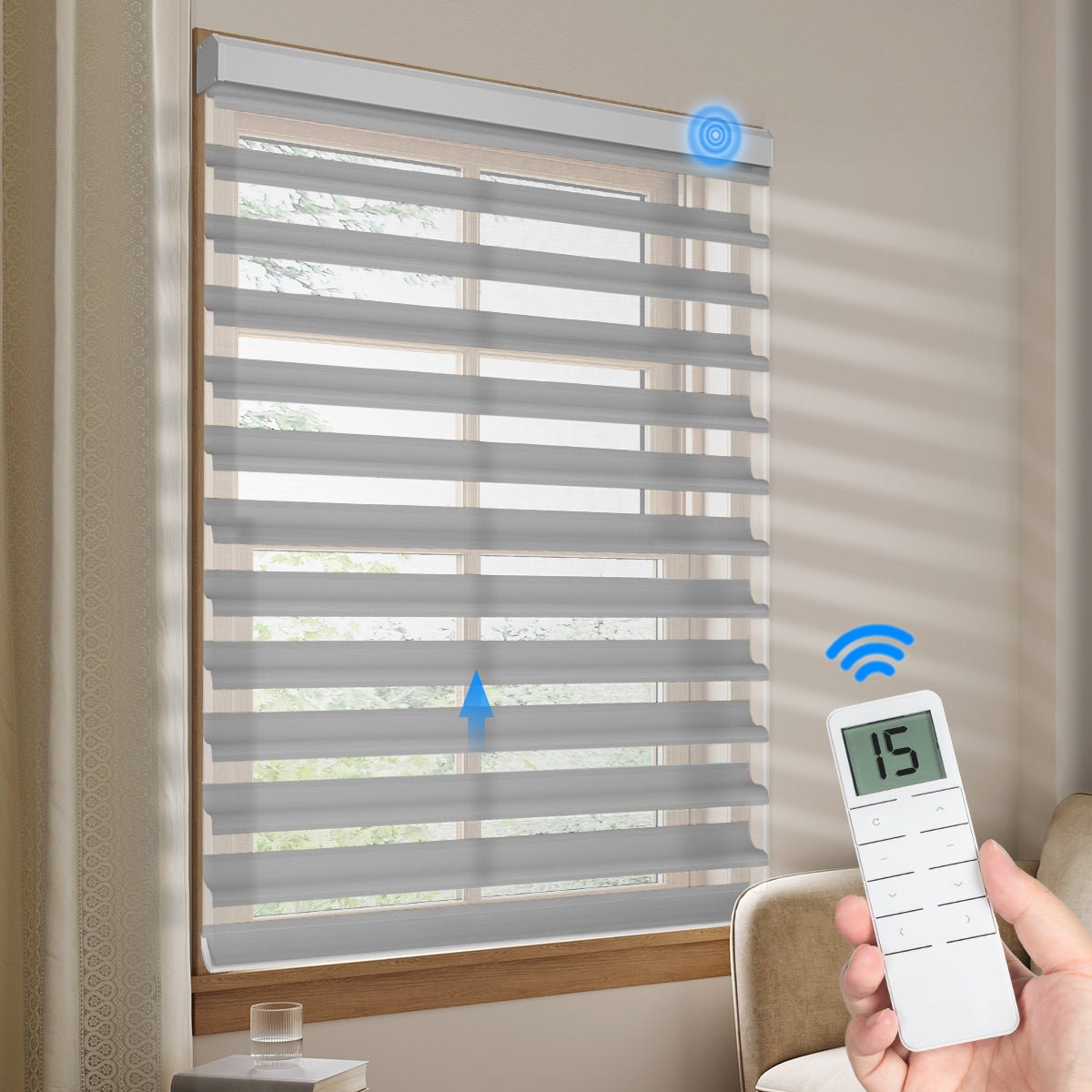 Motorized Shangrila Sheer Shades - Tokblind official