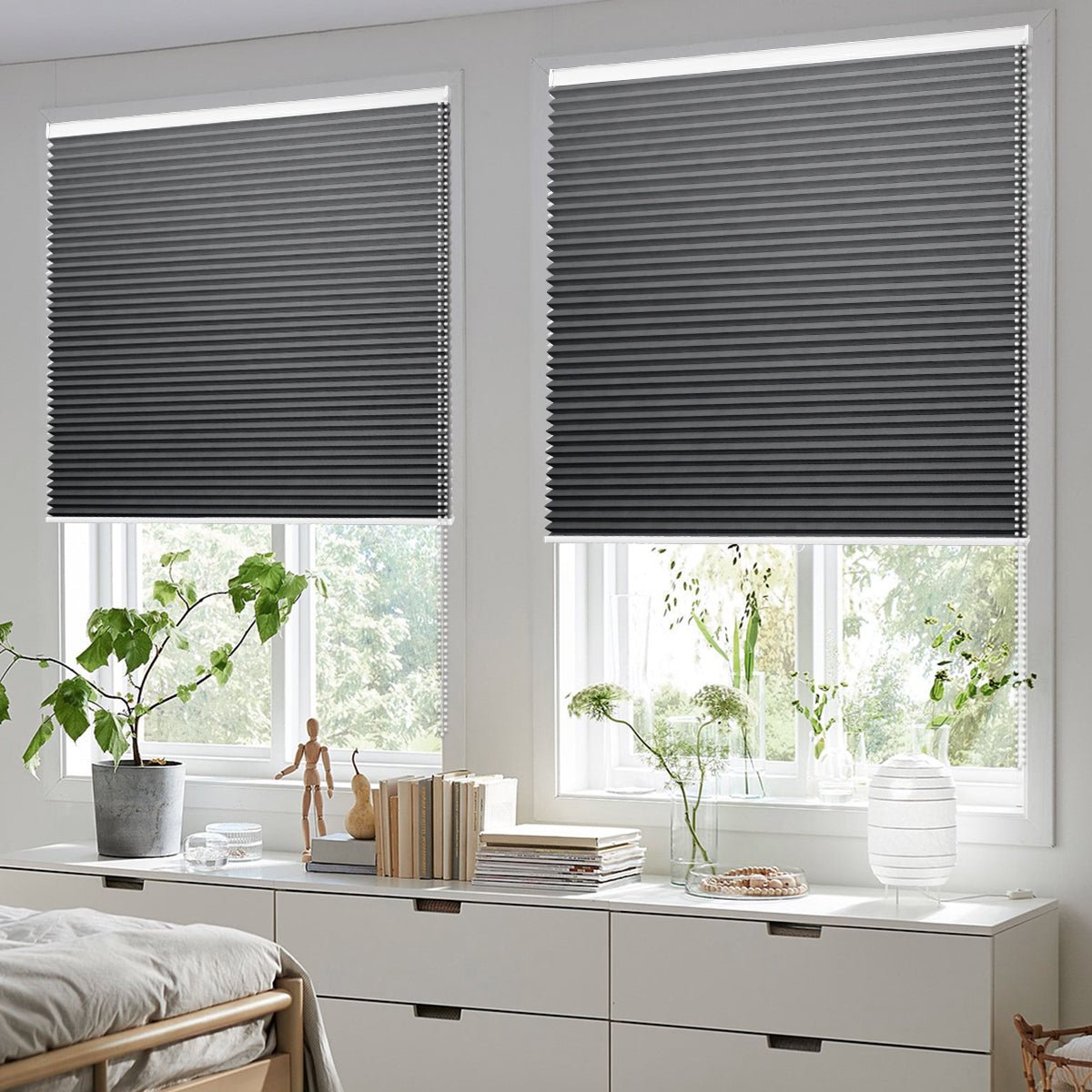 Manual Corded Cellular Shade - 100% Blackout - Tokblind official