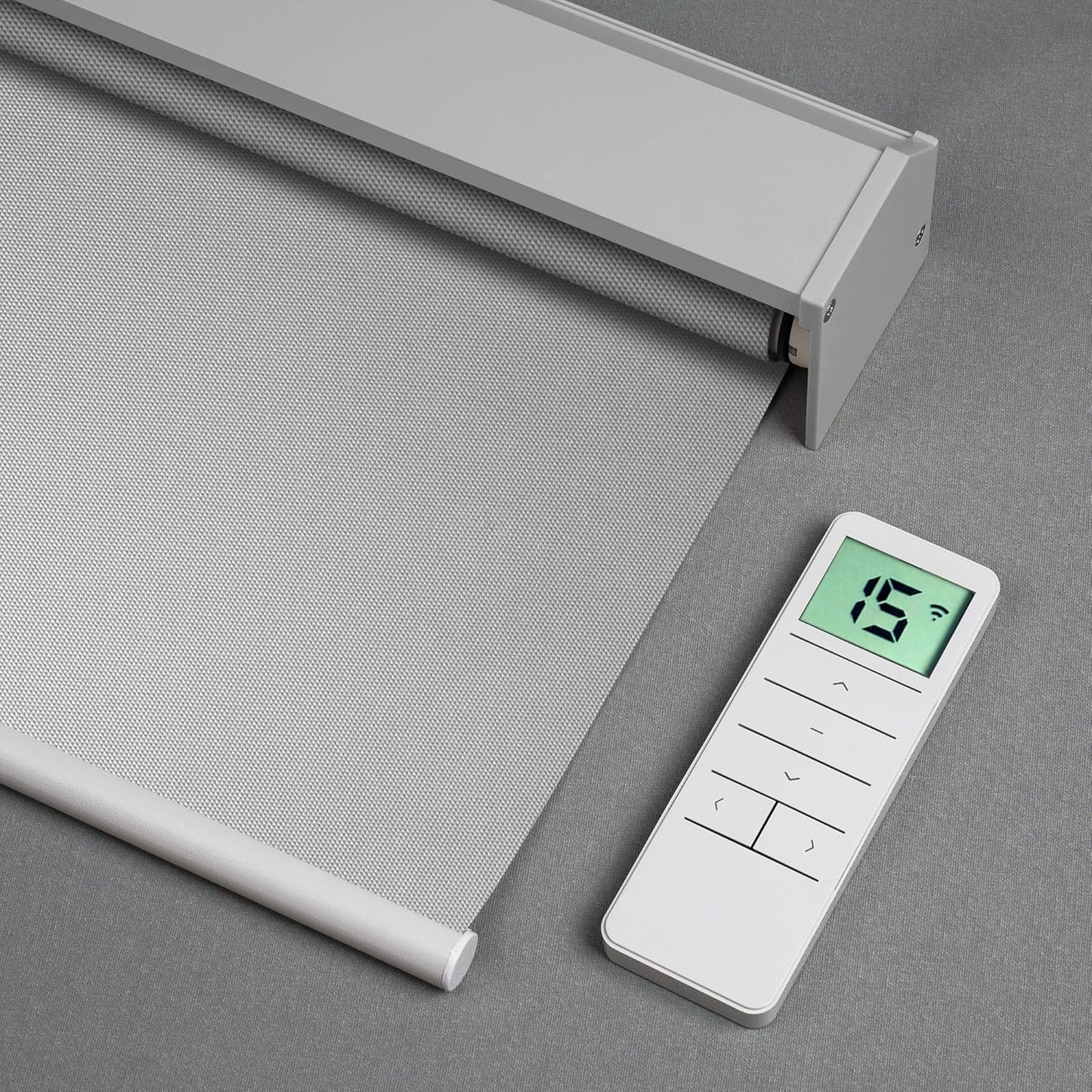 Motorized Blackout Roller Shade - Vinyl Fabric - Tokblind official