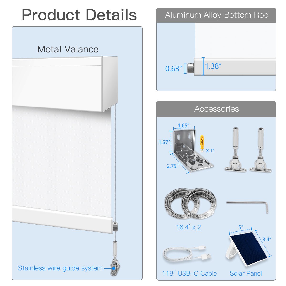 Motorized Outdoor Roller Shade - Tokblind official