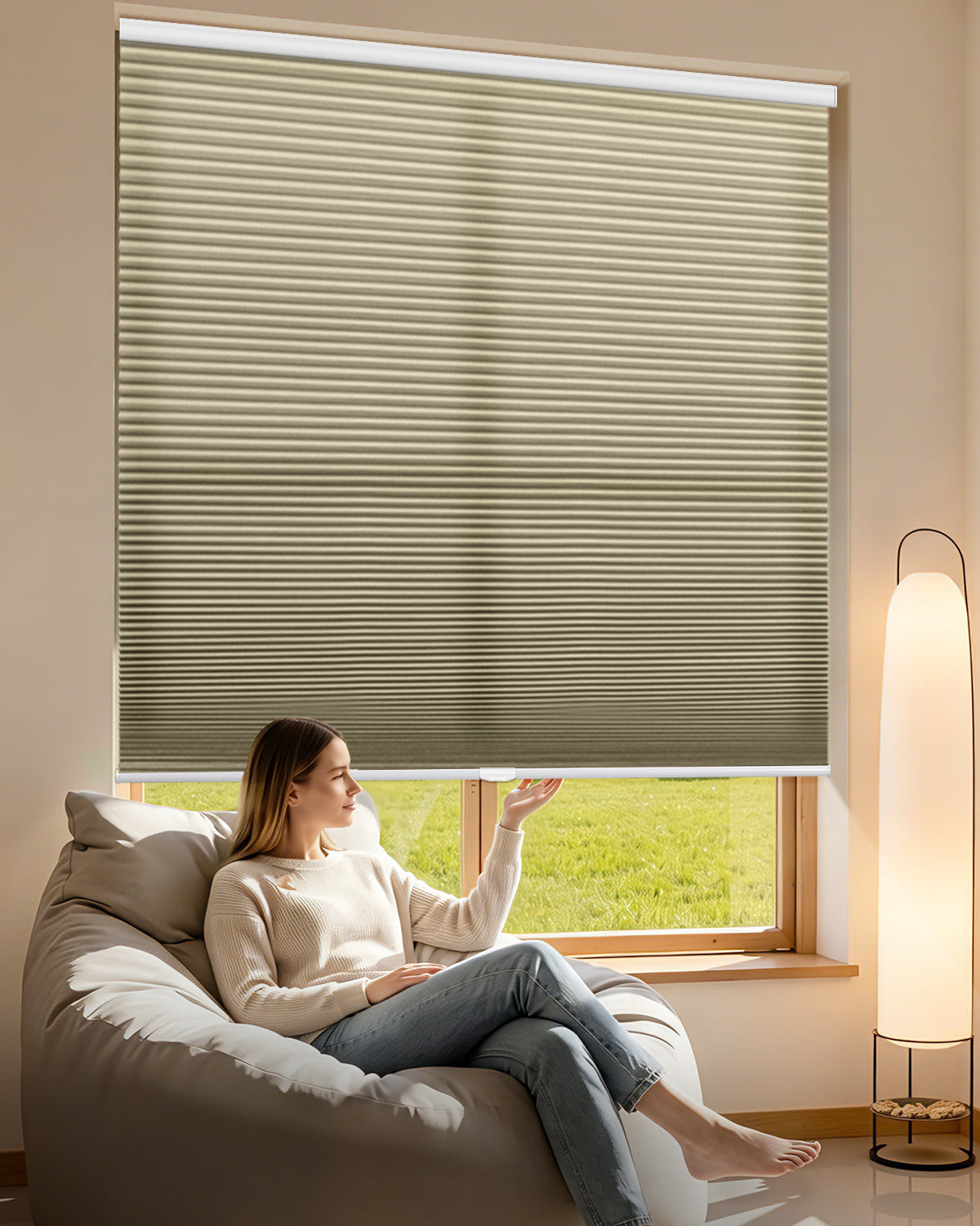 Manual Cordless Cellular Shade - Light Filtering