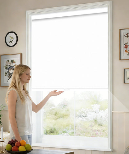 Manually Controlled Blackout Roller Shade - Cordless