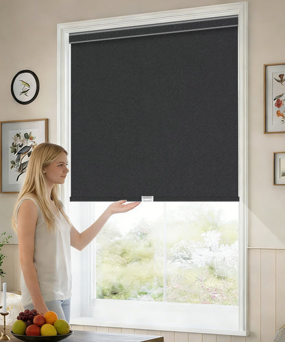 Manually Controlled Blackout Roller Shade - Cordless