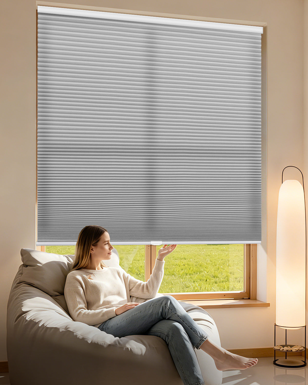 Manual Cordless Cellular Shade - Light Filtering