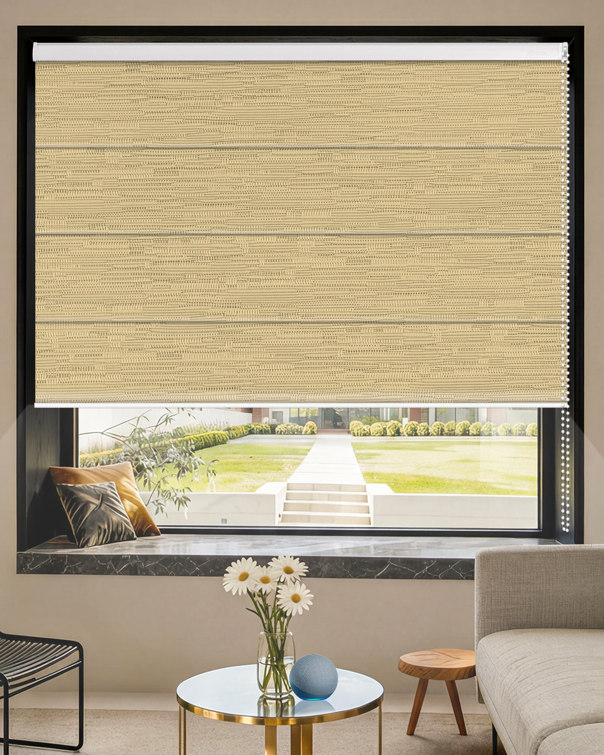 Manual Corded Blackout Roman Shades