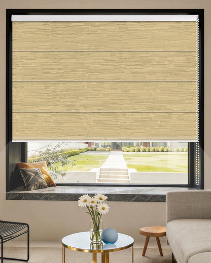Manual Corded Blackout Roman Shades