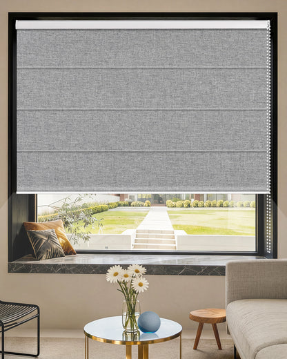 Manual Corded Blackout Roman Shades