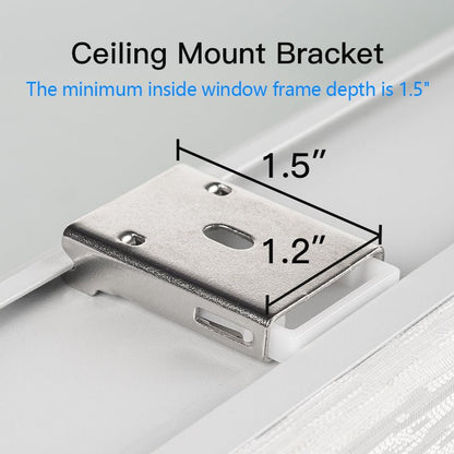 Ceiling Mount Brackets for Tokblind Shade with Valance - Tokblind official