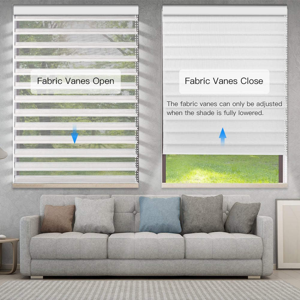 Manual Corded Blackout Shangri - La Sheer Shade - Tokblind official