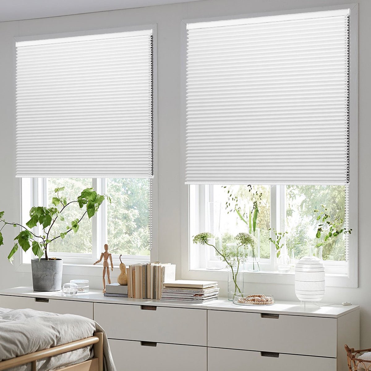 Manual Corded Cellular Shade - 100% Blackout - Tokblind official