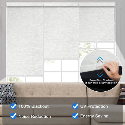 Manually Controlled Cordless Blackout Roller Shade - Tokblind official