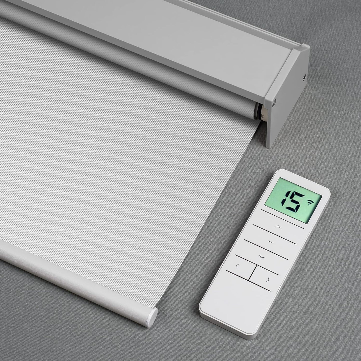 Motorized Blackout Roller Shade - Vinyl Fabric - Tokblind official