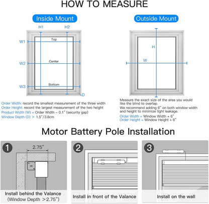 Motorized Cellular Shade - 100% Blackout - Tokblind official