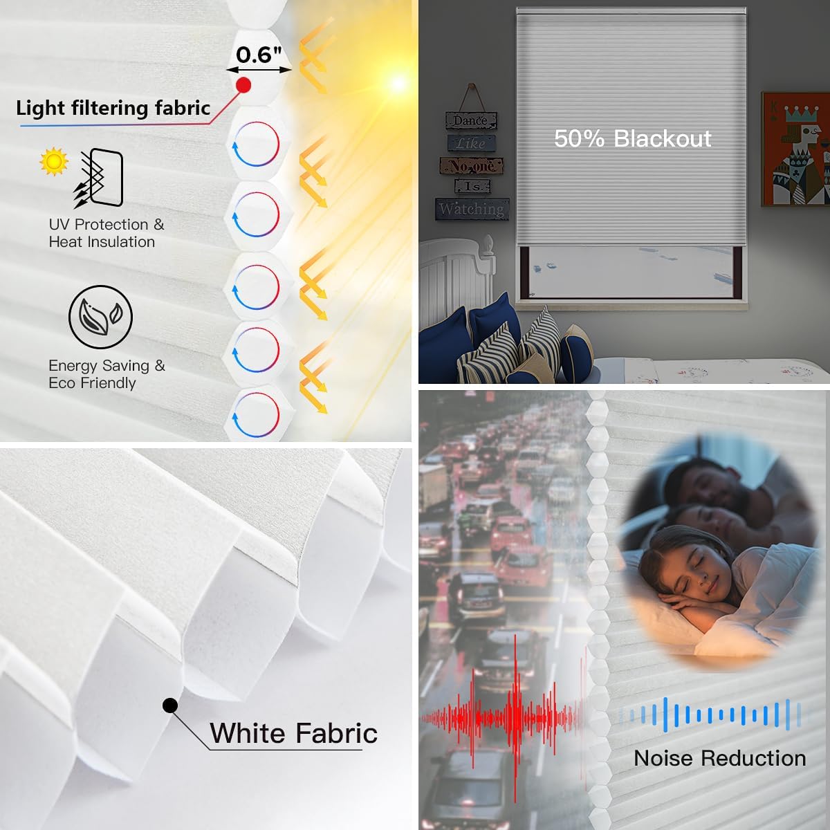 Motorized Cellular Shade - Light Filtering - Tokblind official