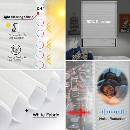Motorized Cellular Shade - Light Filtering - Tokblind official