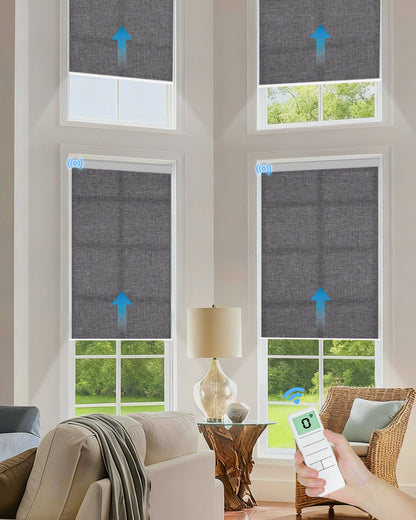 Motorized Light Filtering Roller Shades - Tokblind official