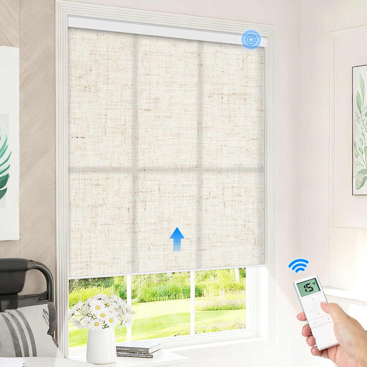 Motorized Light Filtering Roller Shades - Tokblind official