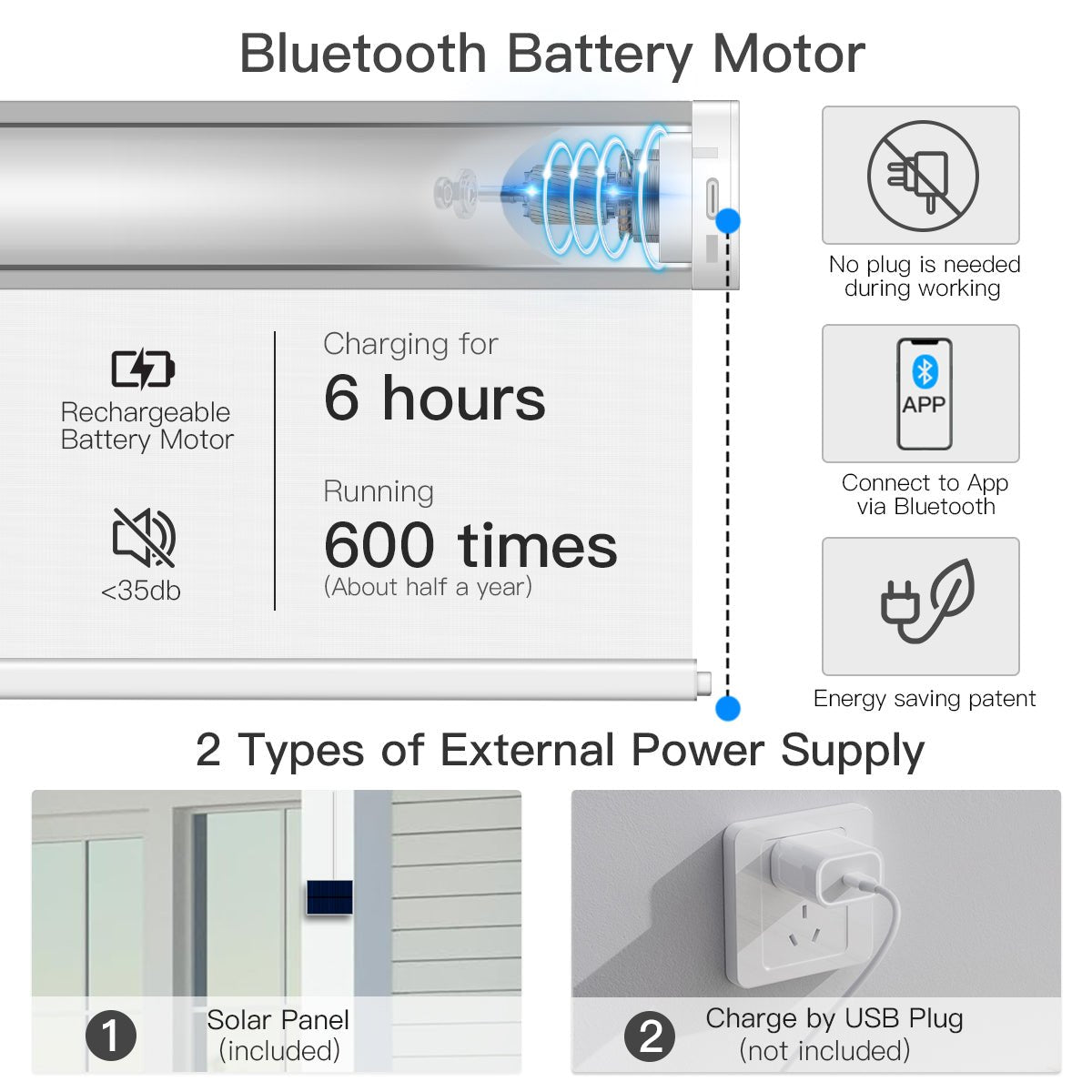 Motorized Outdoor Roller Shade - Tokblind official