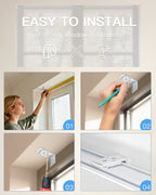 Motorized Roman Shades – Semi Sheer, Customizable - Tokblind