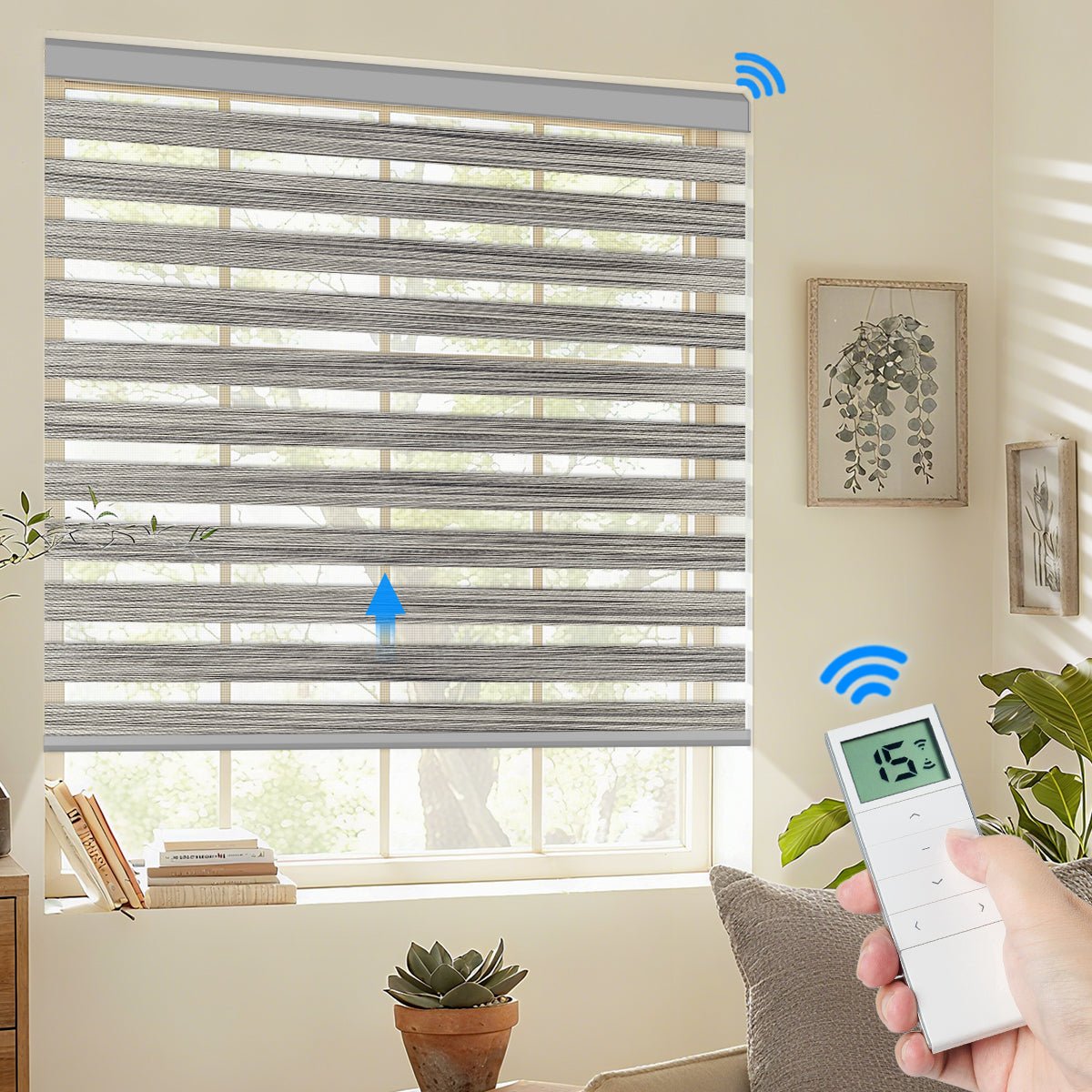 Motorized Zebra Blinds - Tokblind official