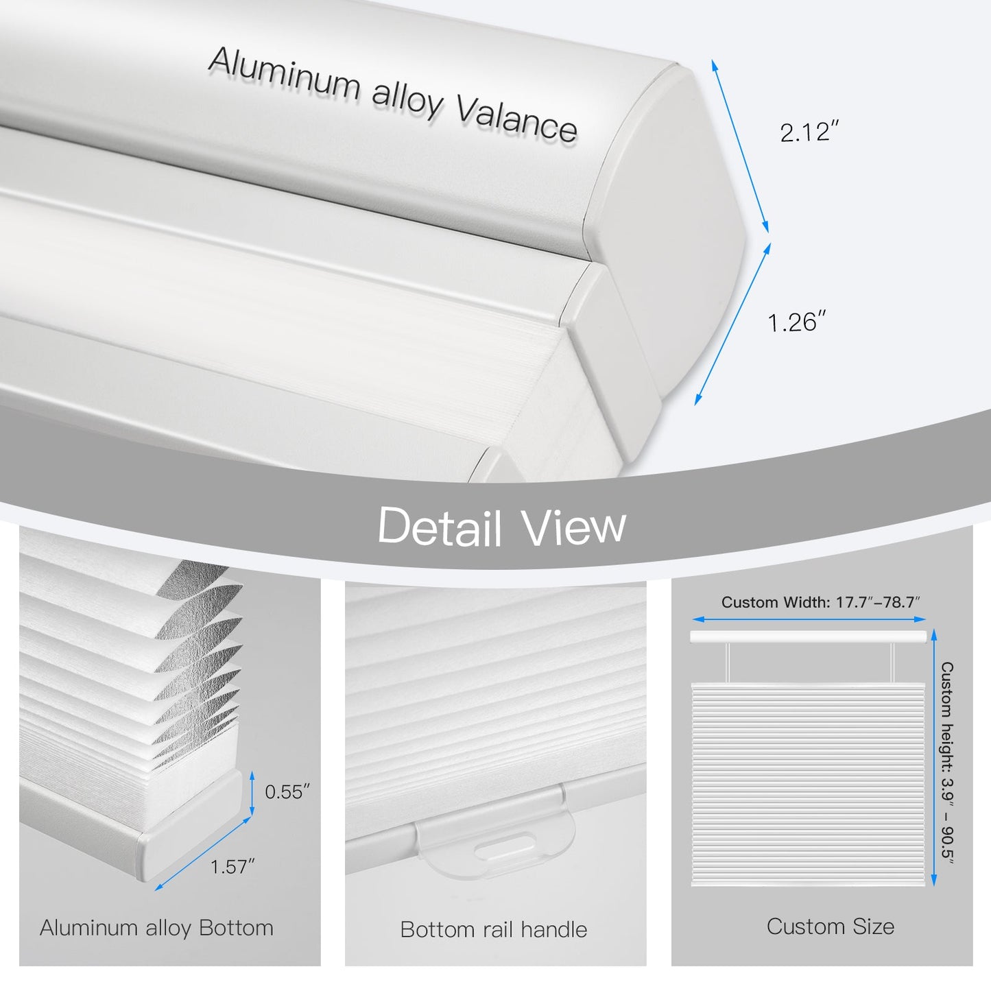 Top Down Bottom Up Manual Cellular Shade - 100% Blackout - Tokblind official